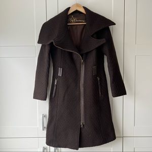 Brown Mackage Wool Jacket M